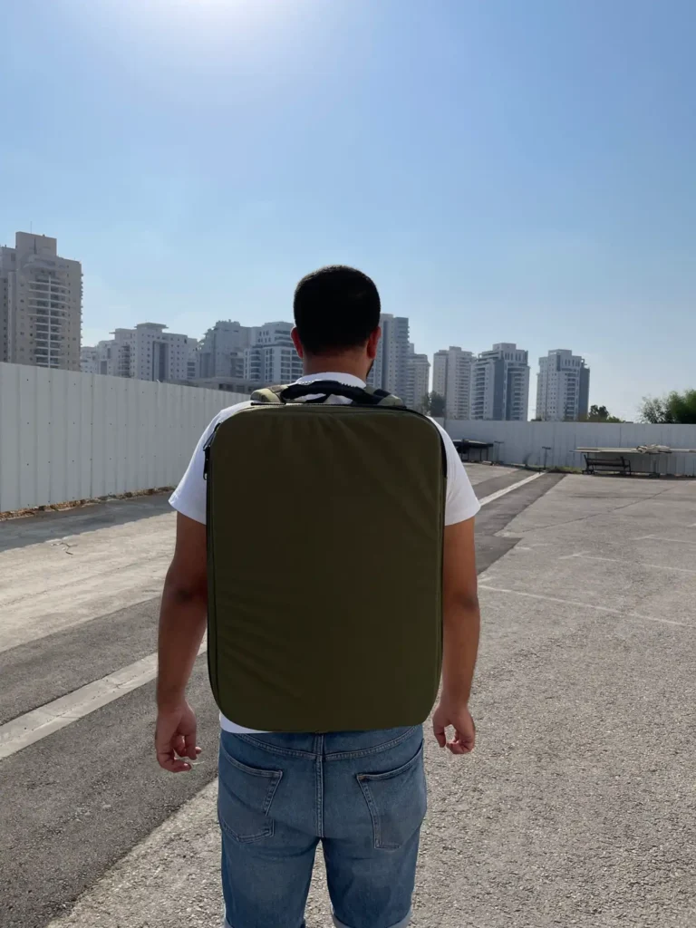 תיק גב לרחפן כולל פורמט מכורסם